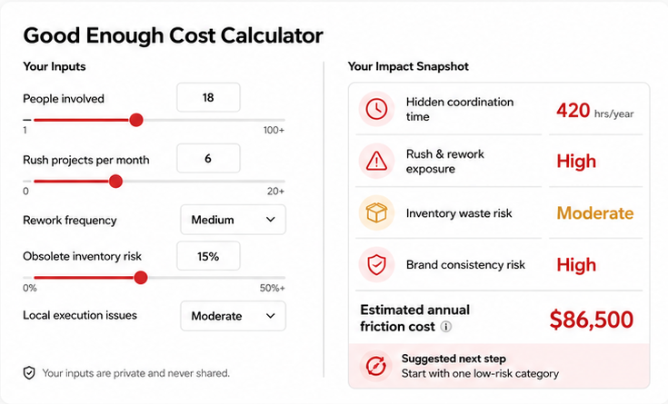 Good Enough Cost Calculator preview